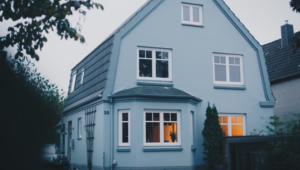 Das Blaue Haus Husum  Buitenkant foto